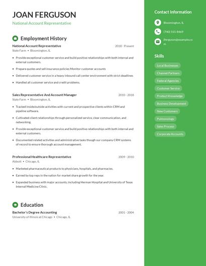 Resume example 4