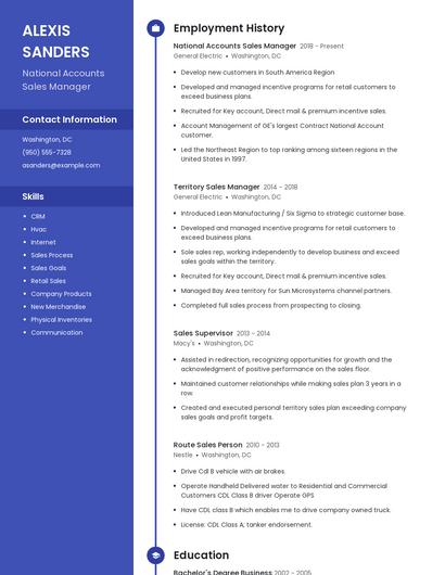 Resume example 5