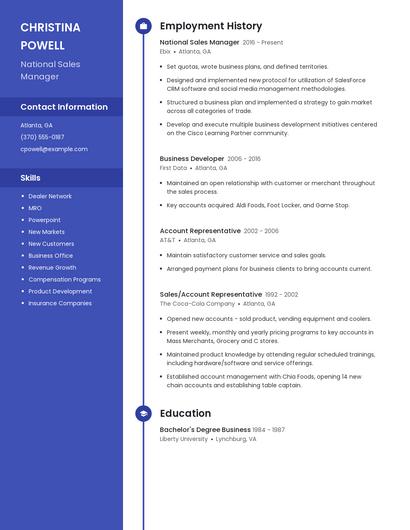 Resume example 5