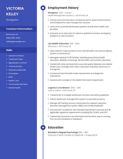 Navigator Resume