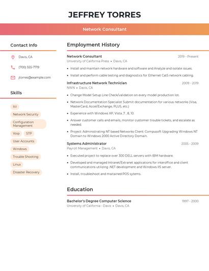 Resume example 3