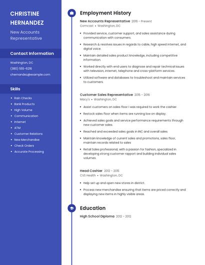 Resume example 5
