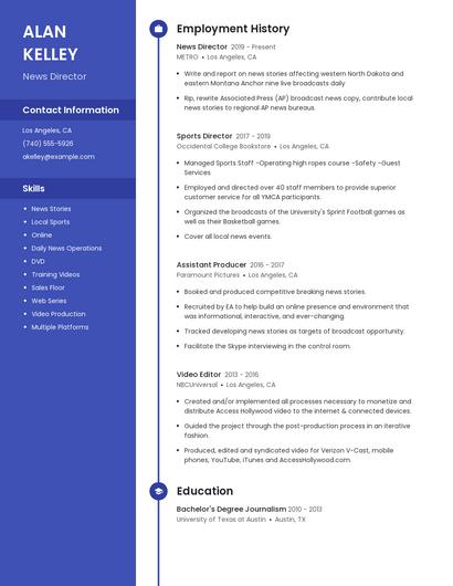 Resume example 4