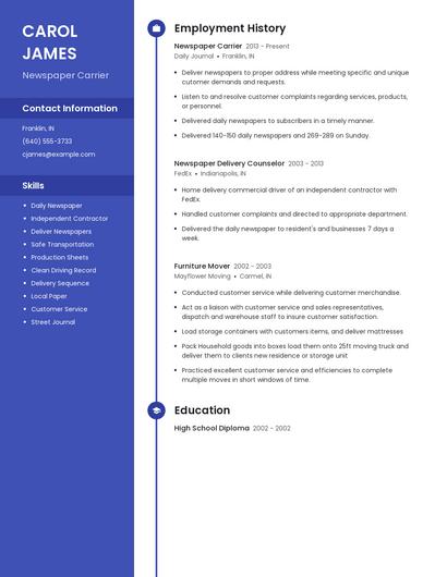 Resume example 4