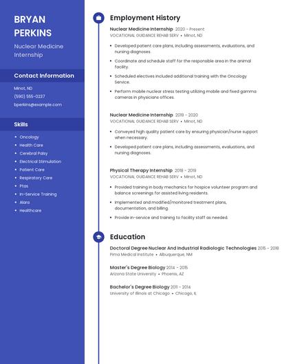 Resume example 4