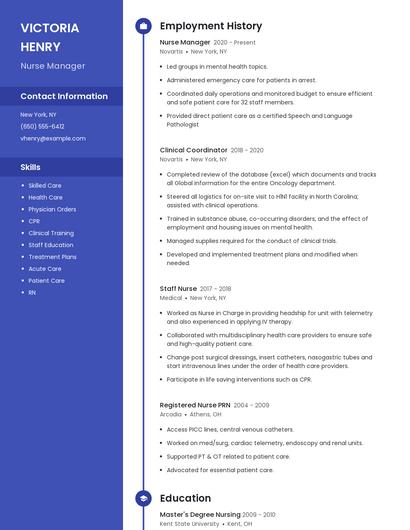 Resume example 5