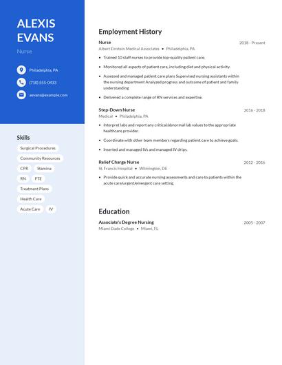 Nurse Resume