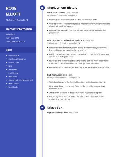Resume example 4
