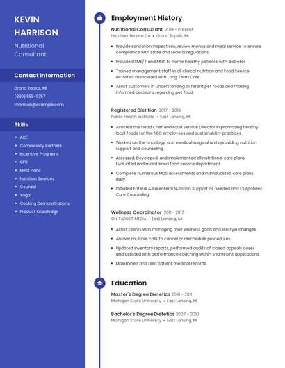 Resume example 4