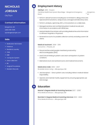 Ob/Gyn Resume