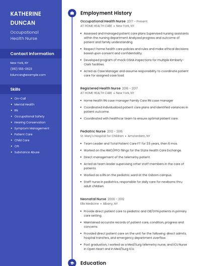 Resume example 4