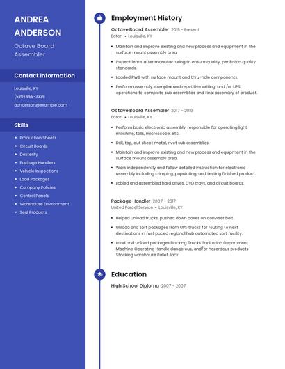 Octave Board Assembler Resume