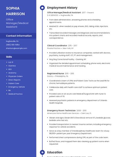 Resume example 4
