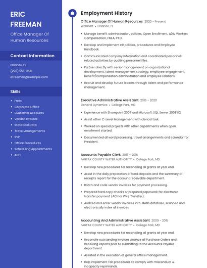 Resume example 5