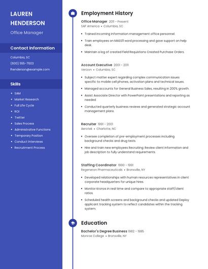 Resume example 4