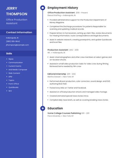 Resume example 4
