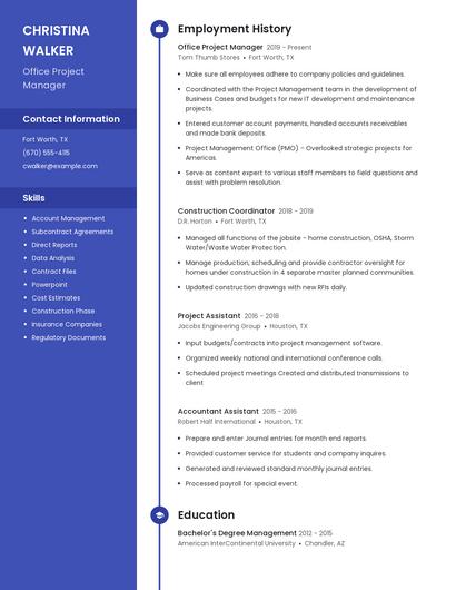 Resume example 4