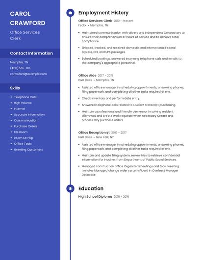 Resume example 4
