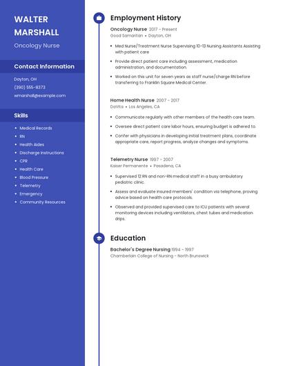 Resume example 5