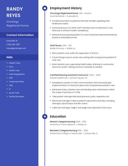 Resume example 5