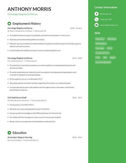 Resume example 4