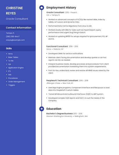 Resume example 4