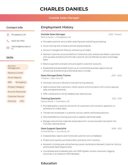 Resume example 3