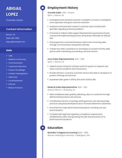 Resume example 4