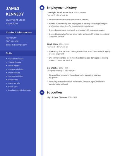 Resume example 5
