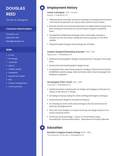 Owner & Designer Resume