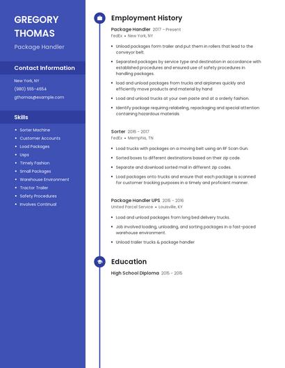 Resume example 4