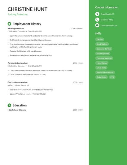 Resume example 4