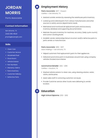 Resume example 5