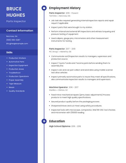 Resume example 4