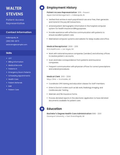 Resume example 5