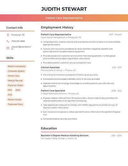 Resume example 3