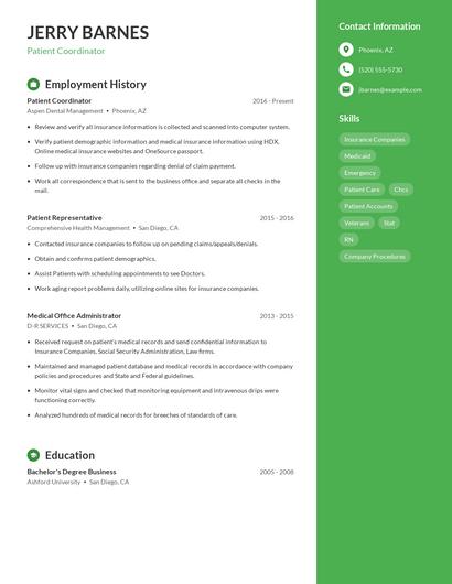 Resume example 4