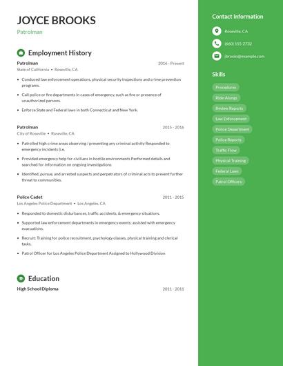 Resume example 5