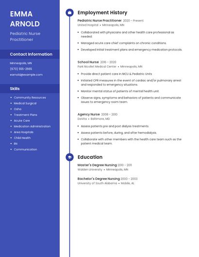 Resume example 5