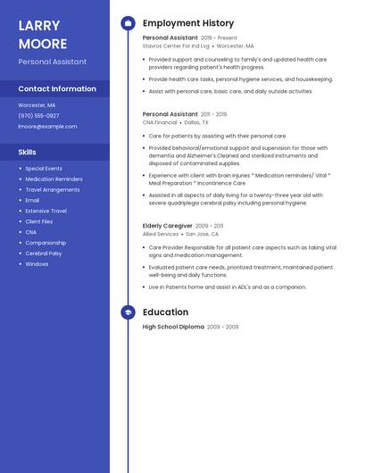 Resume example 5