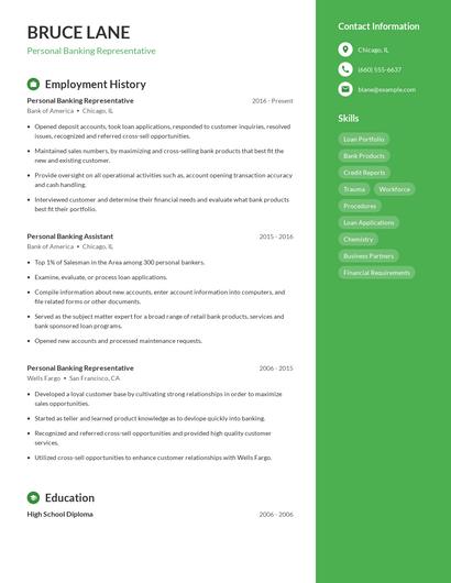 Resume example 4