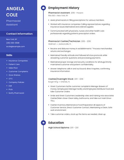Resume example 5