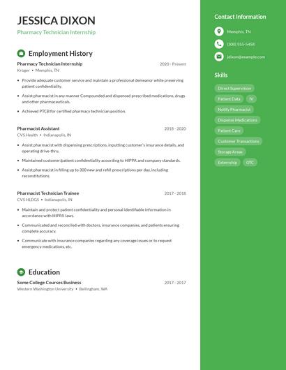 Resume example 4