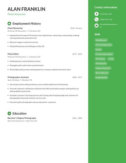 Resume example 4