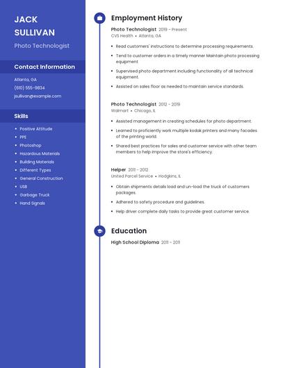 Resume example 4