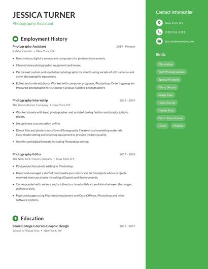 Resume example 5