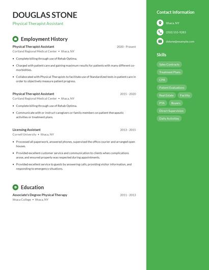 Resume example 5