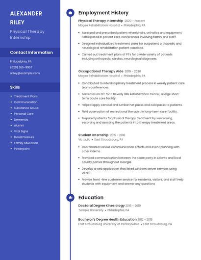 Resume example 4