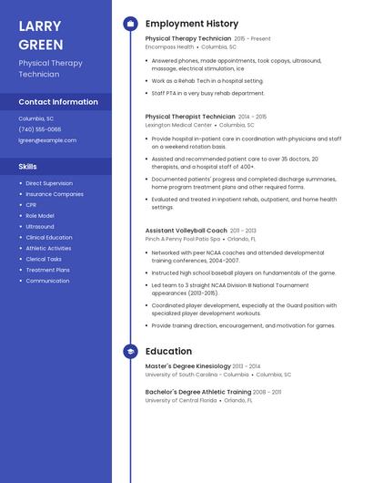 Resume example 4