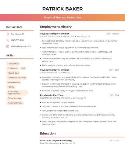 Resume example 3